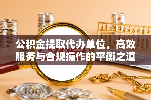 潢川公积金提取代办单位，高效服务与合规操作的平衡之道