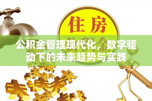 潢川公积金管理现代化，数字驱动下的未来趋势与实践