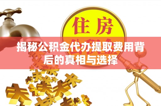 潢川揭秘公积金代办提取费用背后的真相与选择