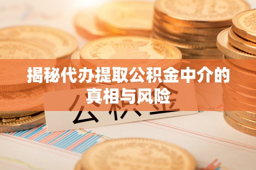潢川揭秘代办提取公积金中介的真相与风险