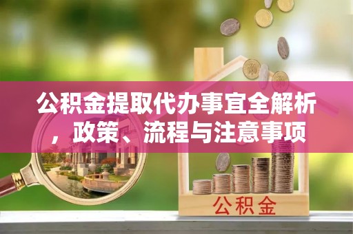 潢川公积金提取代办事宜全解析，政策、流程与注意事项