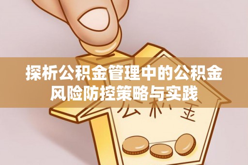 潢川探析公积金管理中的公积金风险防控策略与实践