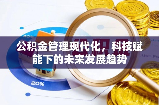 潢川公积金管理现代化，科技赋能下的未来发展趋势