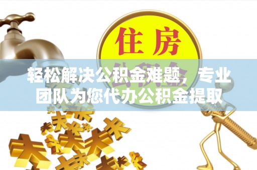 潢川轻松解决公积金难题，专业团队为您代办公积金提取